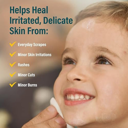 A+D Gentle Face Relief Cleanser for Little Ones with Hypochlorous Acid - 3 oz, 100% Natural, Non-Toxic, Sting-Free, Safe Around Eyes & Mouth