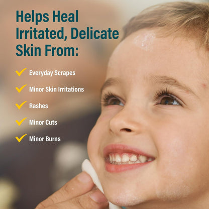 A+D Gentle Face Relief Cleanser for Little Ones with Hypochlorous Acid - 3 oz, 100% Natural, Non-Toxic, Sting-Free, Safe Around Eyes & Mouth