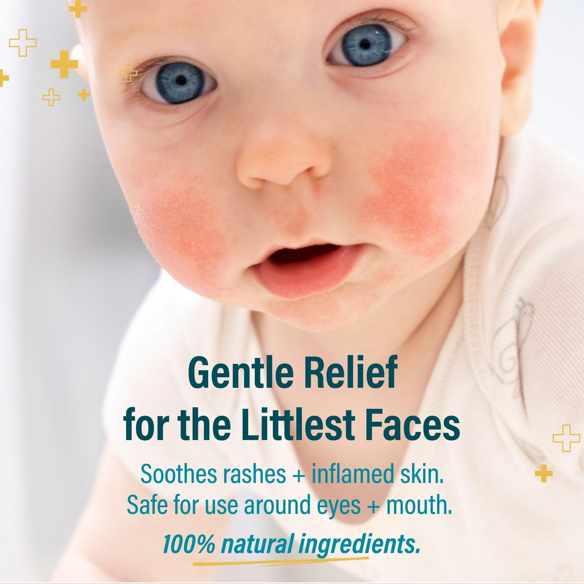 A+D Gentle Face Relief Cleanser for Little Ones with Hypochlorous Acid - 3 oz, 100% Natural, Non-Toxic, Sting-Free, Safe Around Eyes & Mouth - görsel 5