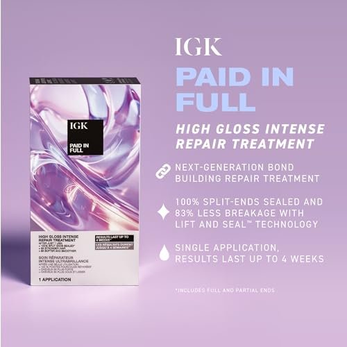 IGK Paid In Full High Gloss Intense Repair Treatment - 2 oz Avelisse