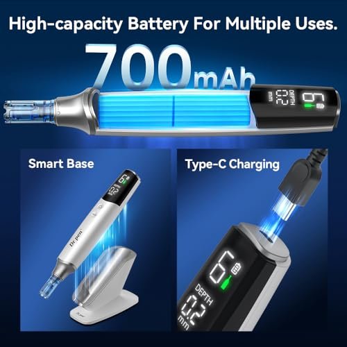 Dr.Pen M9 Microneedling Pen for Home Use – 0.2598mm Needle Length, Anti-Aging & Wrinkle Reduction Device Avelisse