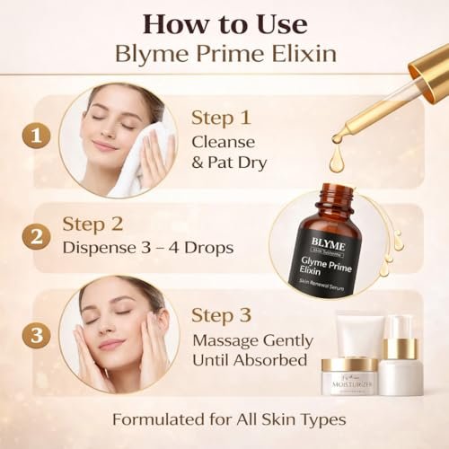 Blyme Prime Elixir Serum – Peptide, Hyaluronic Acid & Retinol for Smooth, Hydrated Skin – 30ml Avelisse