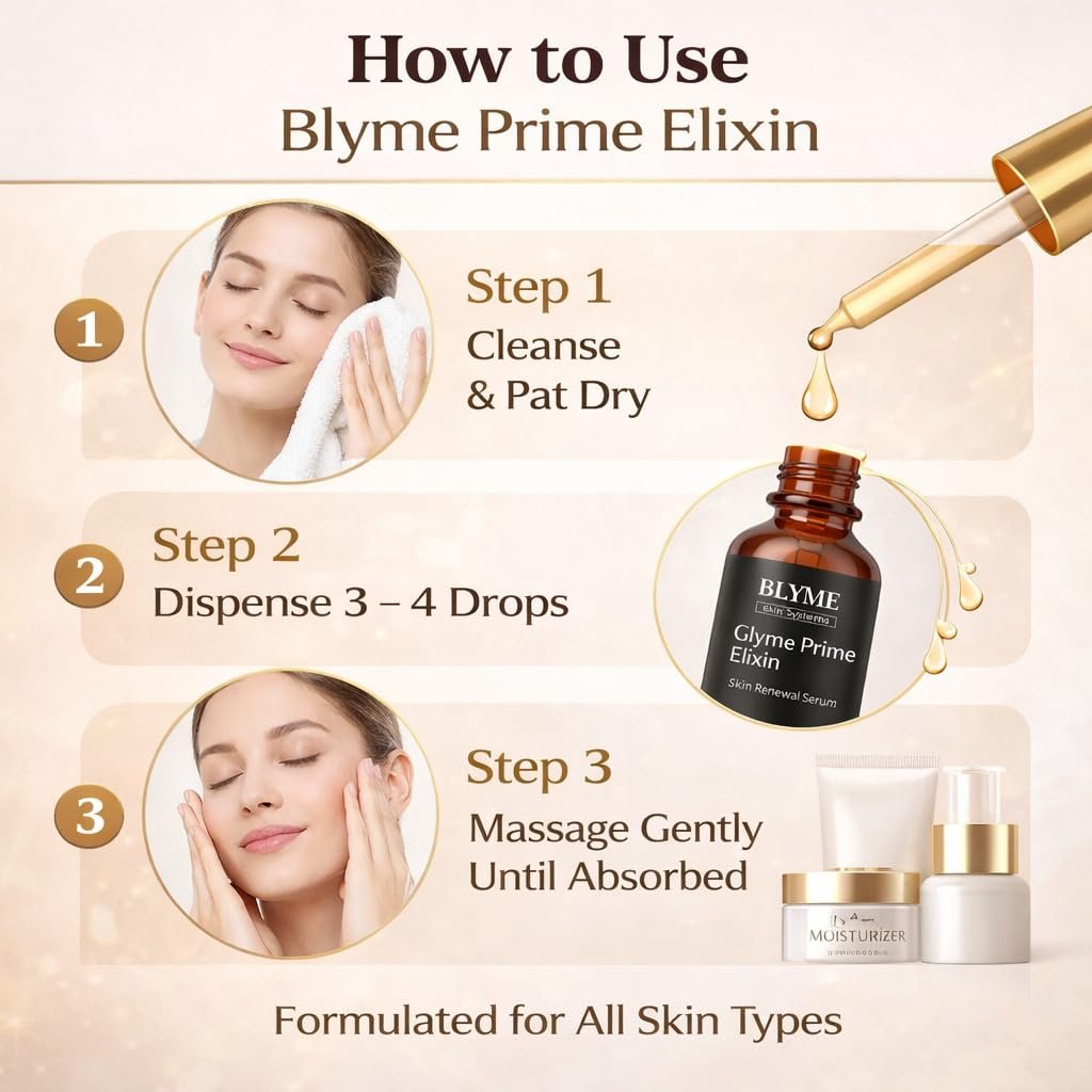 Blyme Prime Elixir Serum – Peptide, Hyaluronic Acid & Retinol for Smooth, Hydrated Skin – 30ml Avelisse