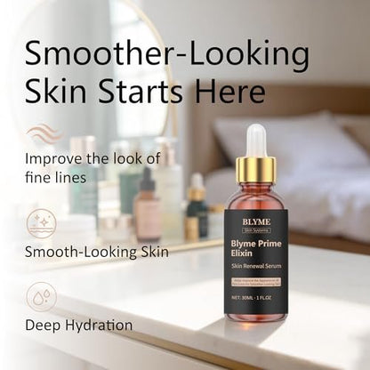 Blyme Prime Elixir Serum – Peptide, Hyaluronic Acid & Retinol for Smooth, Hydrated Skin – 30ml Avelisse