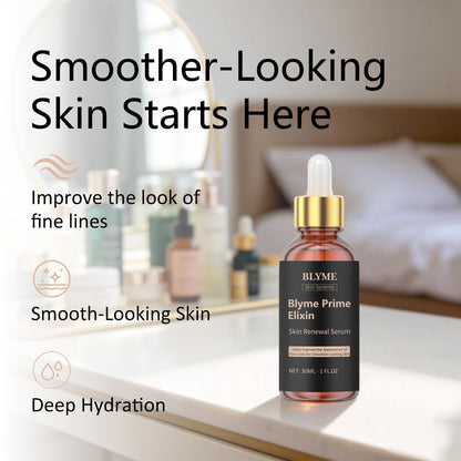 Blyme Prime Elixir Serum – Peptide, Hyaluronic Acid & Retinol for Smooth, Hydrated Skin – 30ml Avelisse