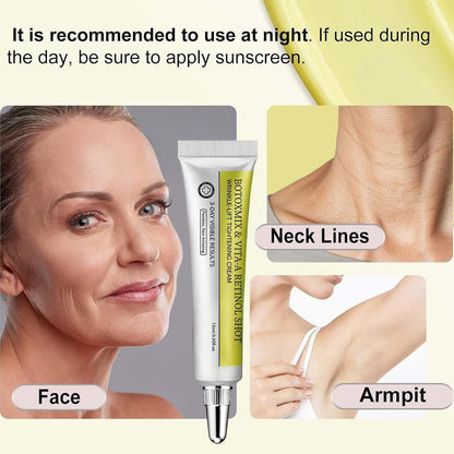 Botoxmix & Vita-A Retinol Shot Tightening Booster 2-Pack | Anti-Aging Wrinkle Cream with Retinoid for All Skin Types Avelisse