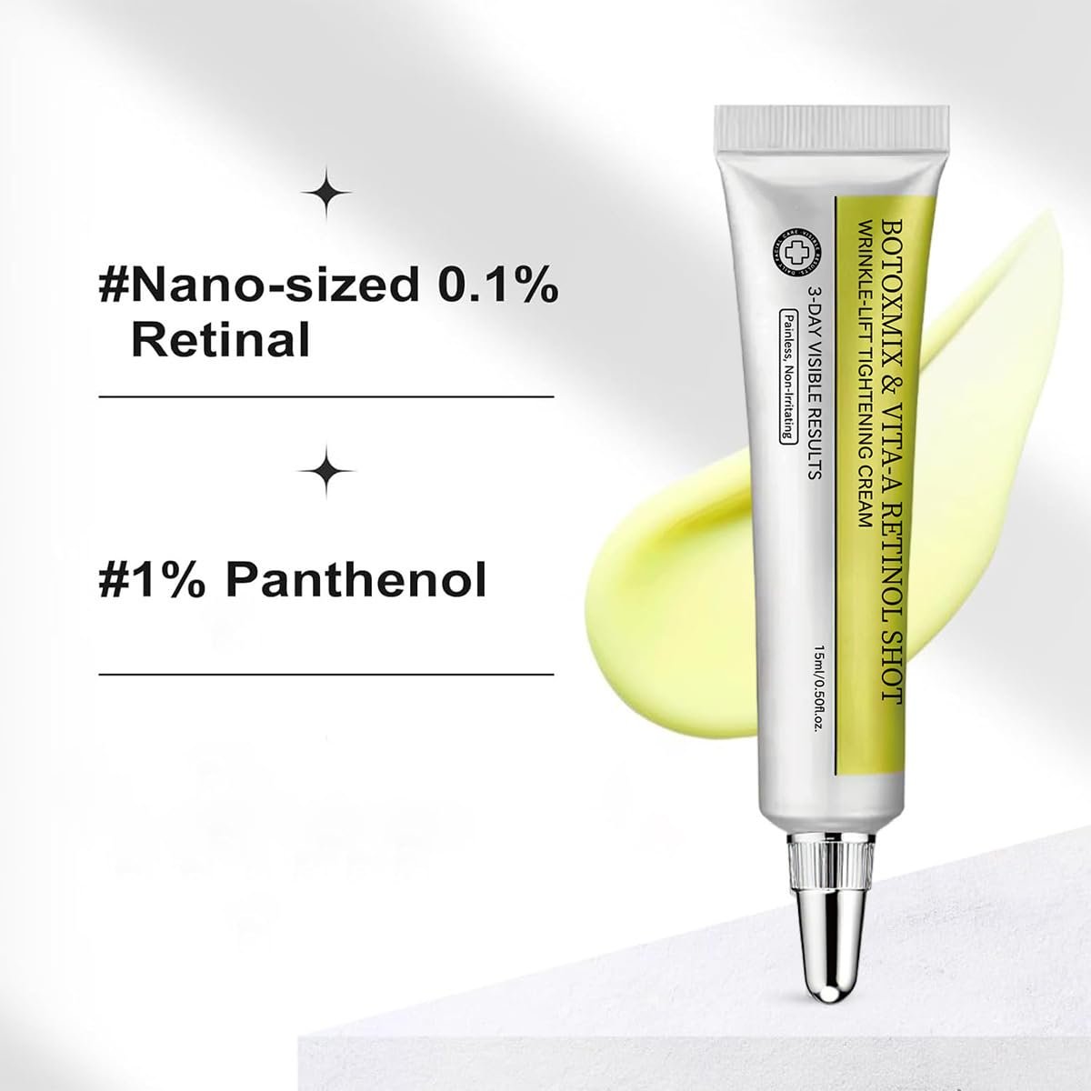 2 Pack Botoxmix & Vita-A Retinol Shot Wrinkle-Lift Tightening Cream – Anti-Wrinkle & Pore Minimizer for All Skin Types - görsel 13
