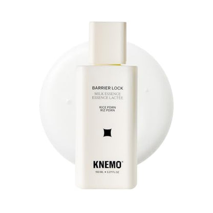 KNEMO BARRIER LOCK Rice PDRN Milk Essence - Intense Hydrating Barrier Repair Toner with 6 Ceramides, Deep Moisture for Dry, Sensitive, & Irritated Skin (5.07 Fl Oz) Avelisse