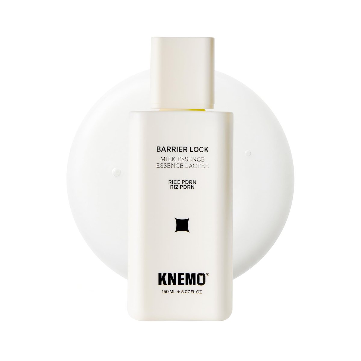 KNEMO BARRIER LOCK Rice PDRN Milk Essence - Intense Hydrating Barrier Repair Toner with 6 Ceramides, Deep Moisture for Dry, Sensitive, & Irritated Skin (5.07 Fl Oz) Avelisse