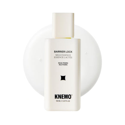 KNEMO BARRIER LOCK Rice PDRN Milk Essence - Intense Hydrating Barrier Repair Toner with 6 Ceramides, Deep Moisture for Dry, Sensitive, & Irritated Skin (5.07 Fl Oz) Avelisse