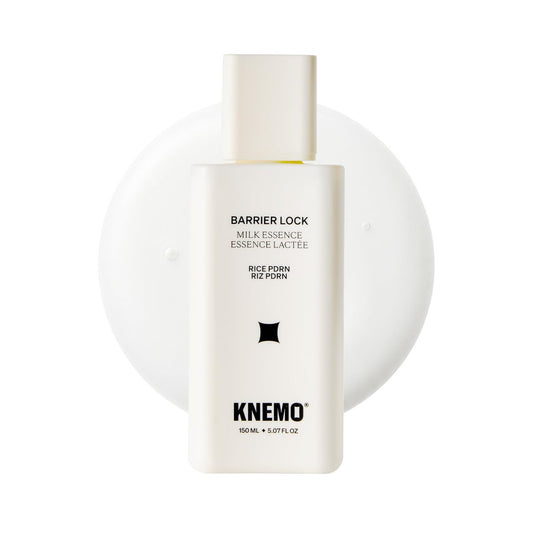 KNEMO BARRIER LOCK Rice PDRN Milk Essence - Intense Hydrating Barrier Repair Toner with 6 Ceramides, Deep Moisture for Dry, Sensitive, & Irritated Skin (5.07 Fl Oz) Avelisse