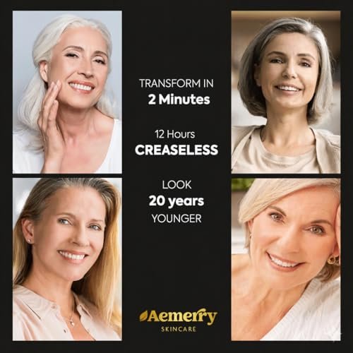 Aemerry Temporary Instant Eye Tightener Cream – Visibly Reduces Puffiness, Under-Eye Bags, Wrinkles & Fine Lines in 2 Minutes, Firms, Lifts & Smooths Eye & Face Area, Anti-Aging Formula for Women and Men, 1oz Avelisse
