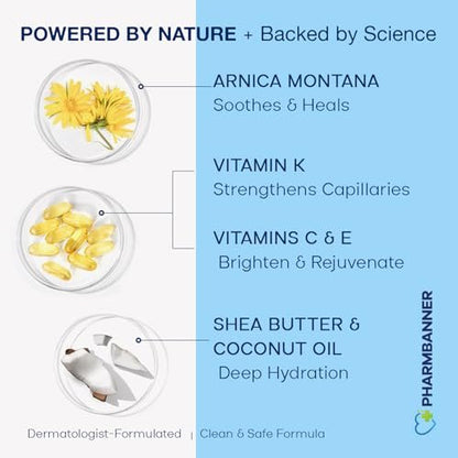 PHARMBANNER Arnica Bruise Cream Extra Strength – Fast-Acting Arnica Montana with Vitamins K, C & E for Bruising, Swelling, Discoloration & Thin Skin – Hydrating Moisturizer for Face & Body – 4 oz Avelisse