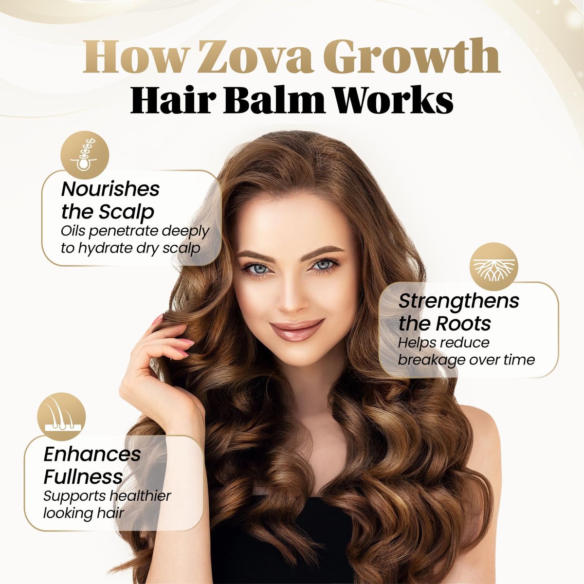 Zova Growth Hair Balm – Batana, Castor, Argan & Rosemary Oil Blend for Thicker, Stronger Hair – Deep Scalp Nourishing Hair Treatment for Men & Women – Natural Hair Repair & Moisturizing Balm 4 oz Avelisse