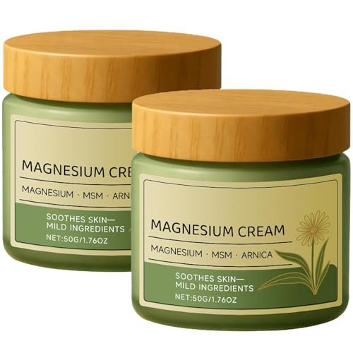OSFRIAGE Magnesium Cream with MSM & Arnica - Fast-Absorbing, Non-Greasy Massage Cream for Skin Soothing & Daily Comfort (2-Pack) Avelisse