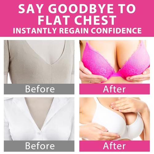 Hajoyful Breast Enhancement Cream – Fast Acting Formula for Breast Growth, Lifting & Firming – Non-Greasy Cream for Visibly Fuller & Firmer Bust Line – Easy-to-Apply Avelisse