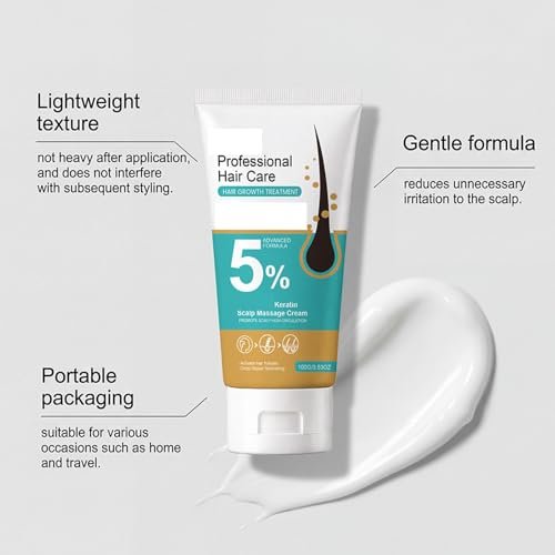 2-Pack 5% Minoxidil Hair Growth Scalp Massage Cream with Rosemary & Biotin – Anti Hair Loss Treatment for Men & Women, Activates Follicles & Promotes Regrowth, 3.53 Fl Oz Each Avelisse