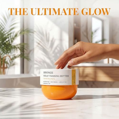 Bronze Tanning Butter – Hydrating Self-Tanning Butter for Body – No Orange Tones – 6.7 fl oz (150ml) Avelisse