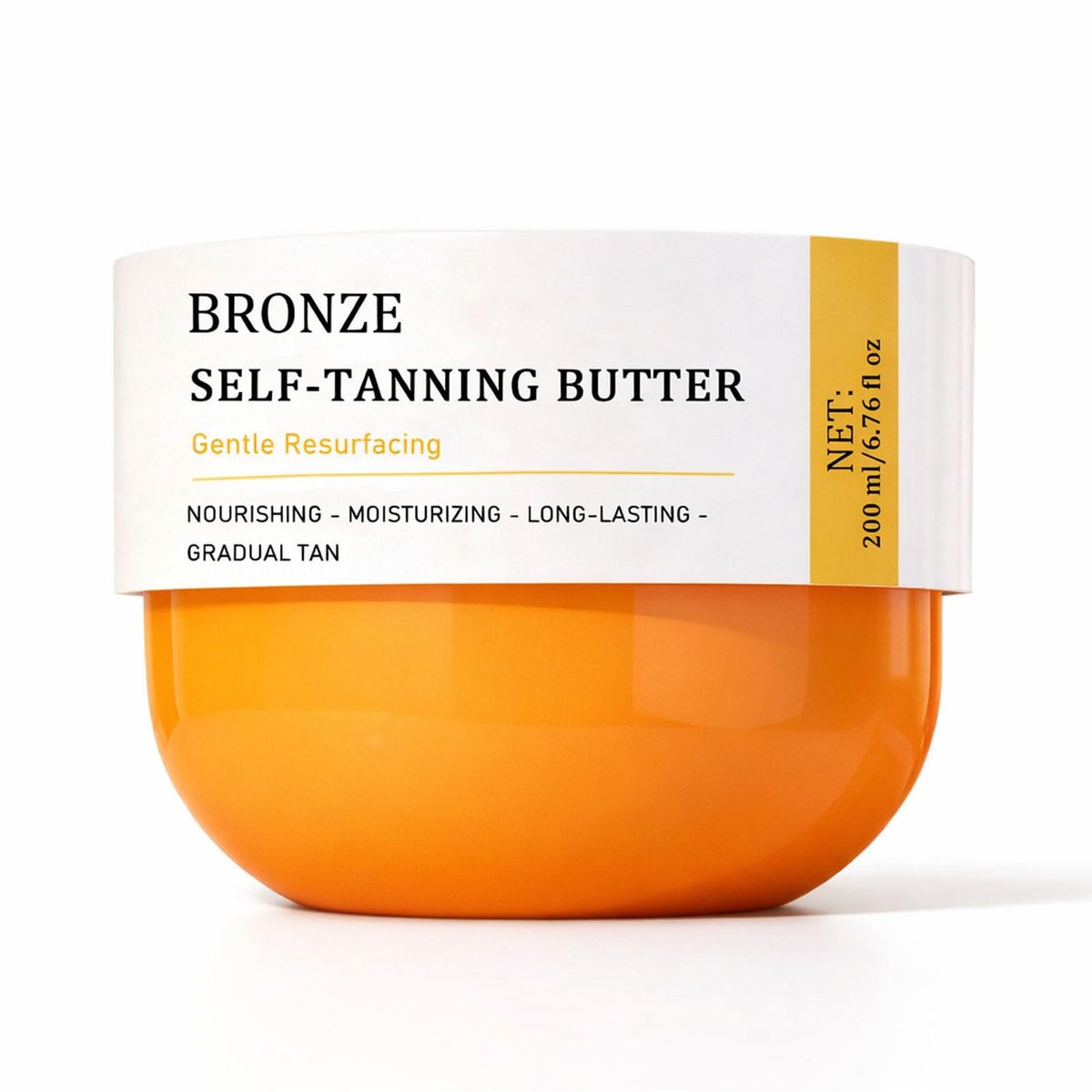 Bronze Tanning Butter – Hydrating Self-Tanning Butter for Body – No Orange Tones – 6.7 fl oz (150ml) Avelisse