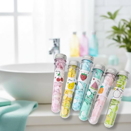 NexusPulse 6-Pack Random Colors Disposable Paper Soap Confetti Sheets – Portable Hand Wash Flakes for Travel & Everyday Use - görsel 17