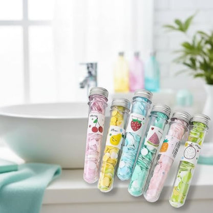 NexusPulse 6-Pack Random Colors Disposable Paper Soap Confetti Sheets – Portable Hand Wash Flakes for Travel & Everyday Use