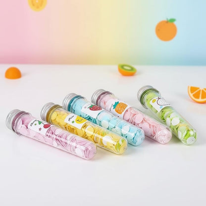 NexusPulse 6-Pack Random Colors Disposable Paper Soap Confetti Sheets – Portable Hand Wash Flakes for Travel & Everyday Use