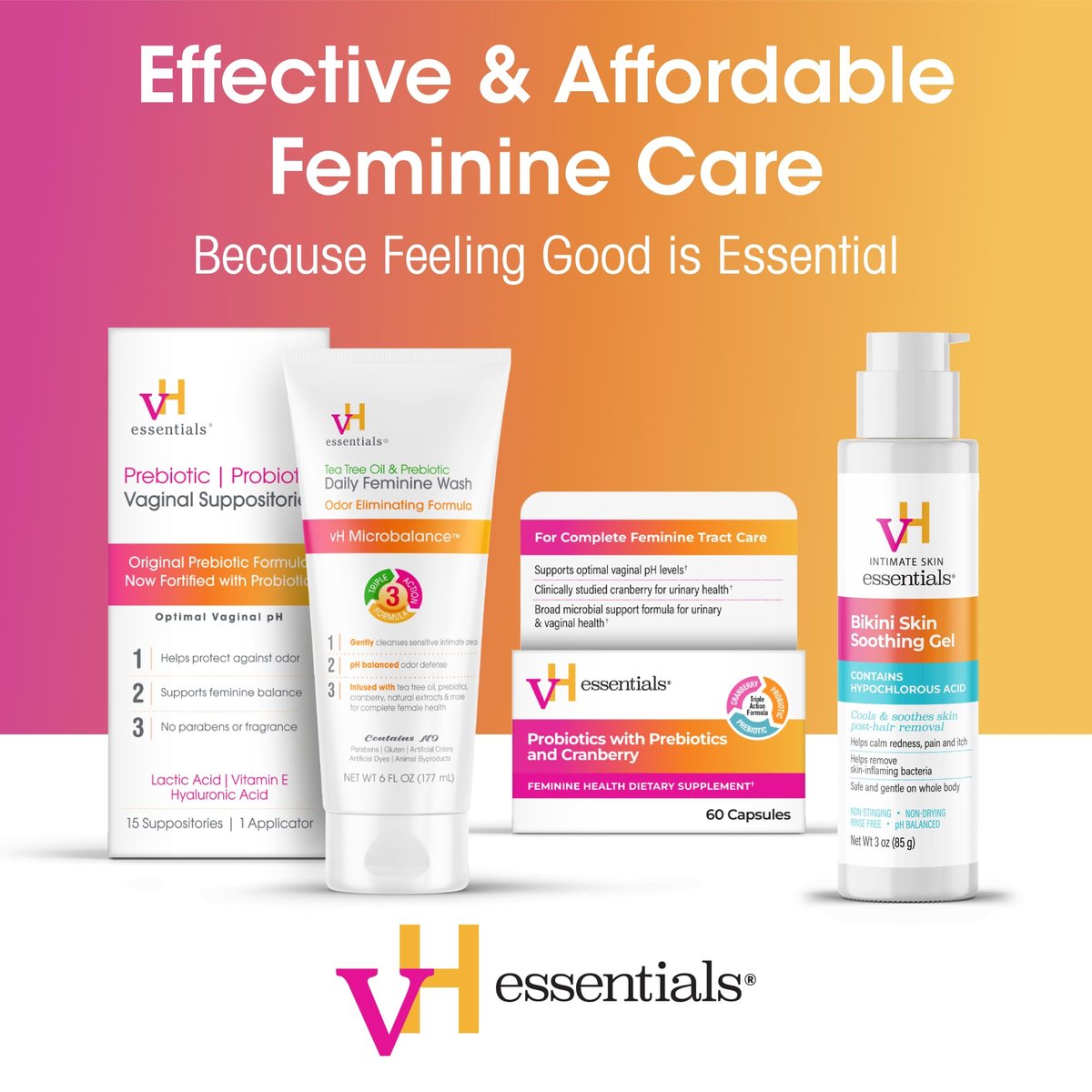 vH Essentials Bikini Skin Soothing Gel with Hypochlorous Acid 3 oz. – Post-Hair Removal Relief for Razor Bumps, Redness, and Irritation - görsel 15
