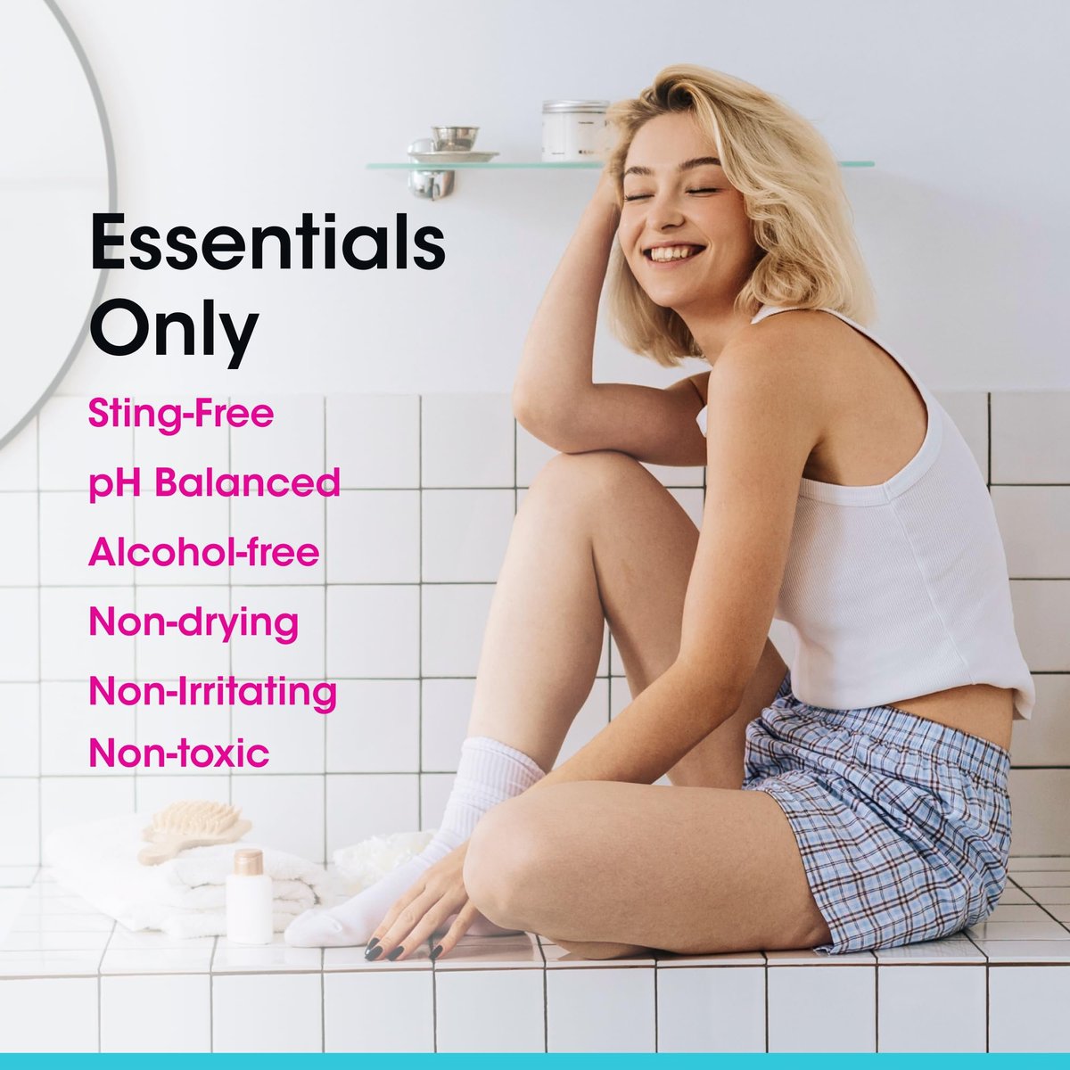 vH Essentials Bikini Skin Soothing Gel with Hypochlorous Acid 3 oz. – Post-Hair Removal Relief for Razor Bumps, Redness, and Irritation - görsel 11