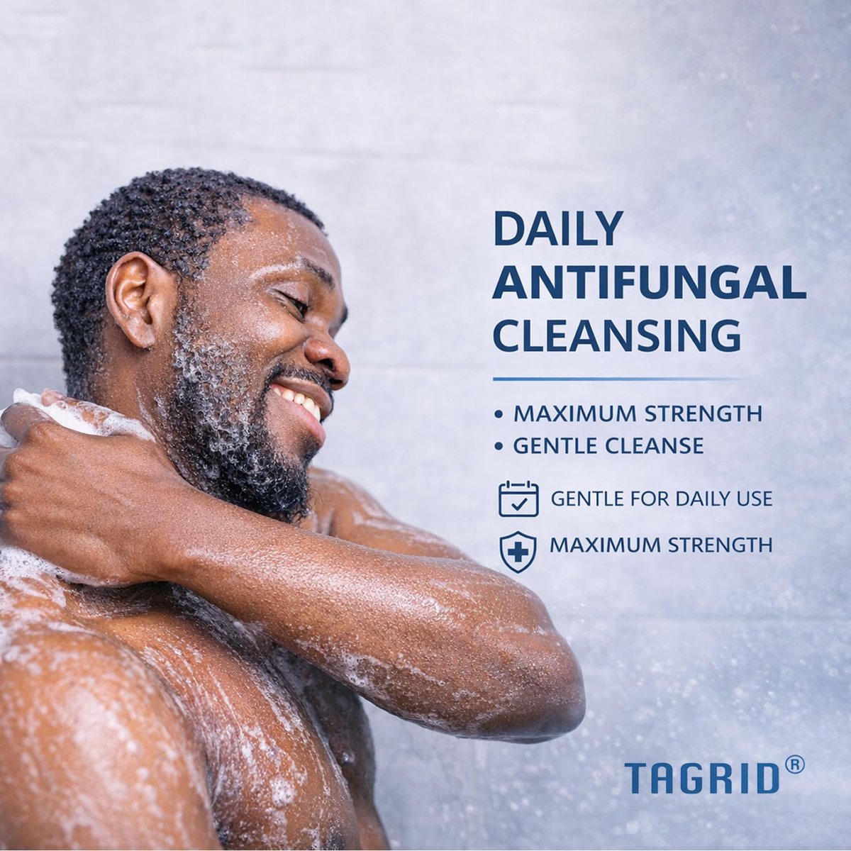 TAGRID Tea Tree Oatmeal Antifungal Soap for Sweaty Skin – Post-Workout Body Cleanser for Active Lifestyles & Gym, Gentle Daily Skin Care, 2-Pack Avelisse