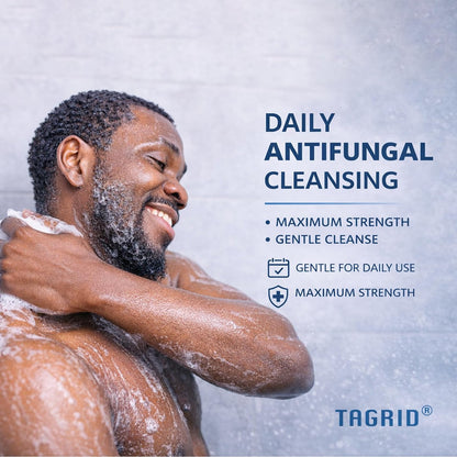 TAGRID Tea Tree Oatmeal Antifungal Soap for Sweaty Skin – Post-Workout Body Cleanser for Active Lifestyles & Gym, Gentle Daily Skin Care, 2-Pack Avelisse