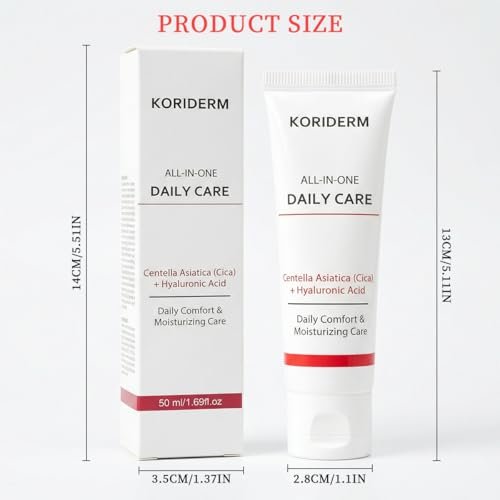 Koriderm Time Reverse Cream – Hydrating & Radiant Face Moisturizer with Centella Acid for All Skin Types Avelisse
