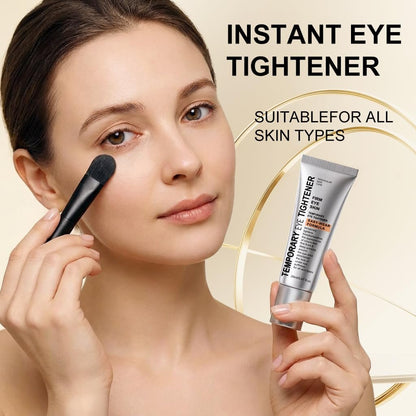Perfection Eye Tightener Cream - Instant Firming & Anti-Aging Eye Cream for Puffiness, Fine Lines & Wrinkles - Lightweight Gentle Formula for All Skin Types - 2-Pack with 2 Brushes (Silver)