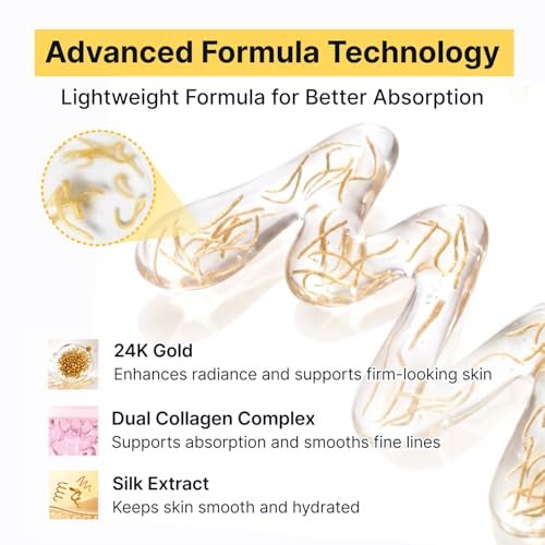 SUNGBOON EDITOR Glow Intensive Silk Peptide EGF Ampoule - Copper Peptides Serum with Collagen & Multi Peptides for Hydrated, Smooth-Looking Skin, 1.35 fl oz Avelisse