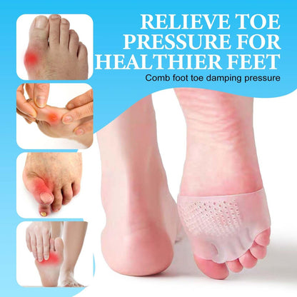 Toe Separators for Women & Men – Breathable Bunion Corrector & Toe Spacers for Morton's Neuroma, Blisters, Diabetic Feet, Hammer Toe – Rapid Pain Relief (8 PCS, 4 Colors) Avelisse