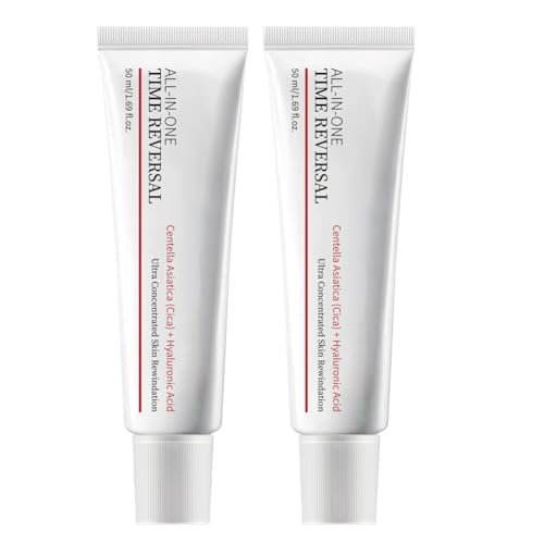 Birunwer 2-Pack All-In-One Time Reverse Cream with Centella Asiatica, Collagen & Hyaluronic Acid – Deeply Moisturizing Anti-Aging Face Cream Avelisse