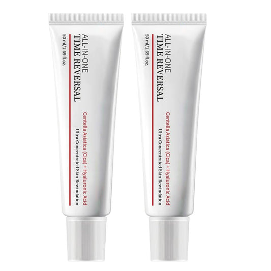 Birunwer 2-Pack All-In-One Time Reverse Cream with Centella Asiatica, Collagen & Hyaluronic Acid – Deeply Moisturizing Anti-Aging Face Cream Avelisse