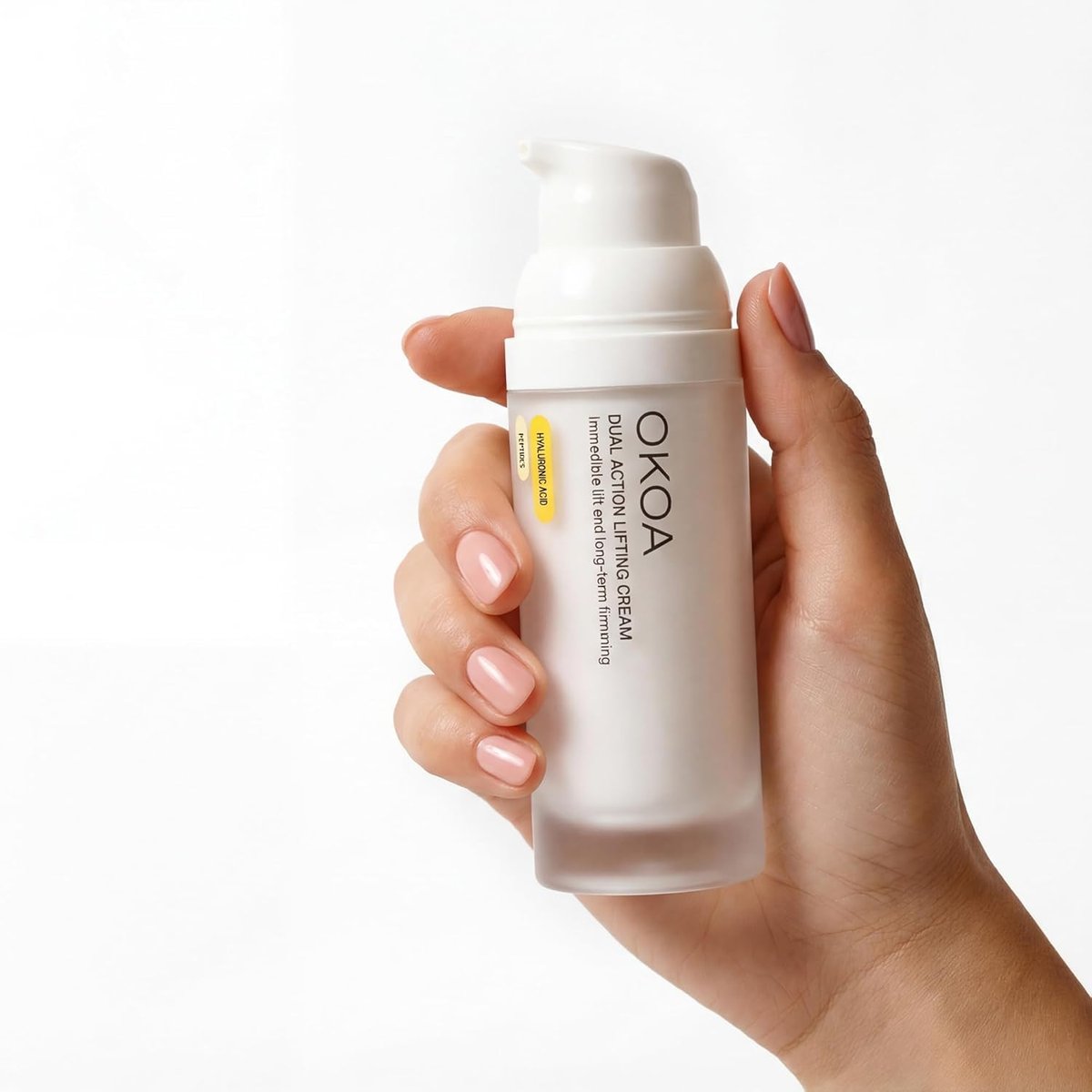 OKOA Skin Dual Action Lifting Cream – Firming Anti Aging Moisturizer with Peptides & Botanical Extracts, 1 Fl Oz Avelisse