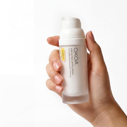 OKOA Skin Dual Action Lifting Cream – Firming Anti Aging Moisturizer with Peptides & Botanical Extracts, 1 Fl Oz Avelisse