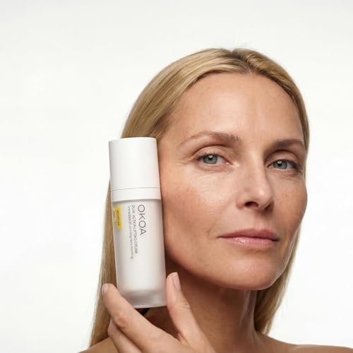 OKOA Skin Dual Action Lifting Cream – Firming Anti Aging Moisturizer with Peptides & Botanical Extracts, 1 Fl Oz Avelisse