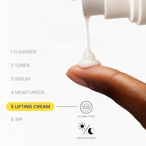 OKOA Skin Dual Action Lifting Cream – Firming Anti Aging Moisturizer with Peptides & Botanical Extracts, 1 Fl Oz Avelisse