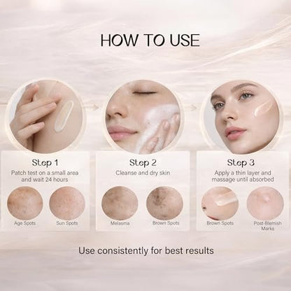 Dark Spot Remover for Face and Body - Dark Spot Corrector Cream with Niacinamide, 1.76 Oz, for Uneven Skin Tone, Sun Spots and Age Spots Avelisse