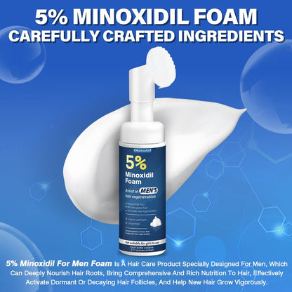 Olassubd Minoxidil 5% Foam for Men Hair Growth – 2.11 oz Avelisse