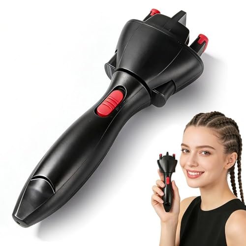 Automatic Hair Braider - Electric Hair Twister and Braider Machine, Auto Smart DIY Hair Styling Tool for Women and Girls (Battery Operated, Not Included) Avelisse