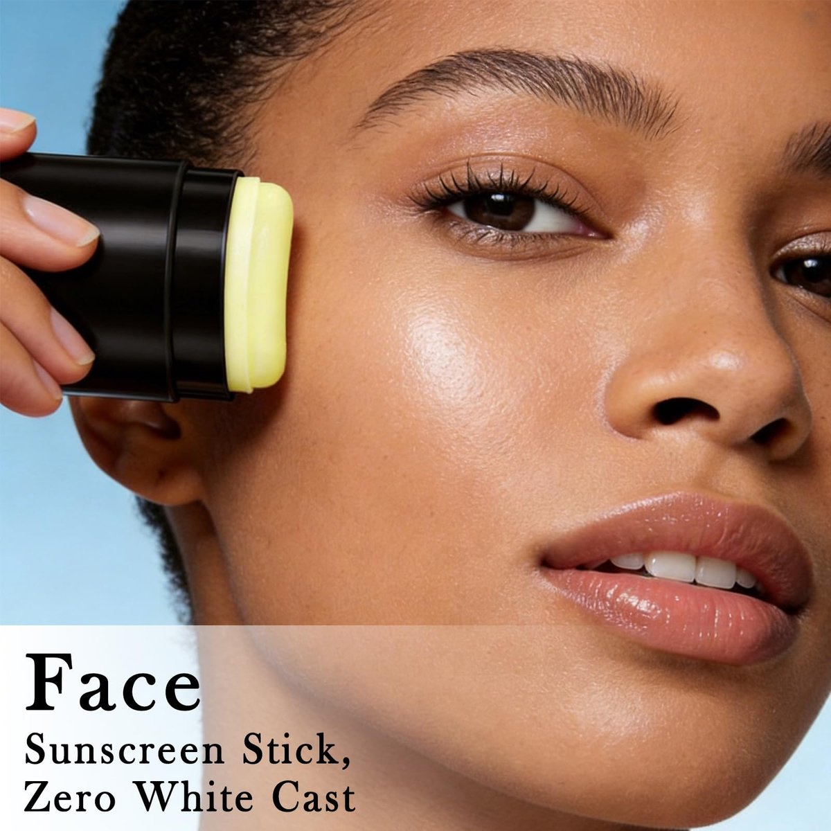 Sunscreen Stick SPF50 PA++++ Broad Spectrum Semi-Matte Korean Sunstick for Face and Body, No White Cast, Water Resistant 80 Min, Portable Travel Size - görsel 5