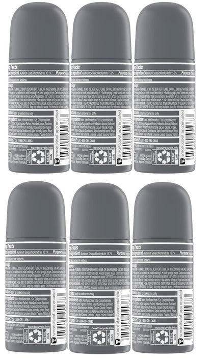 Dove Men+Care Antiperspirant Deodorant Dry Spray, Clean Comfort Scent, 72-Hour Sweat & Odor Protection, Travel Size 1 oz (Pack of 6) Avelisse