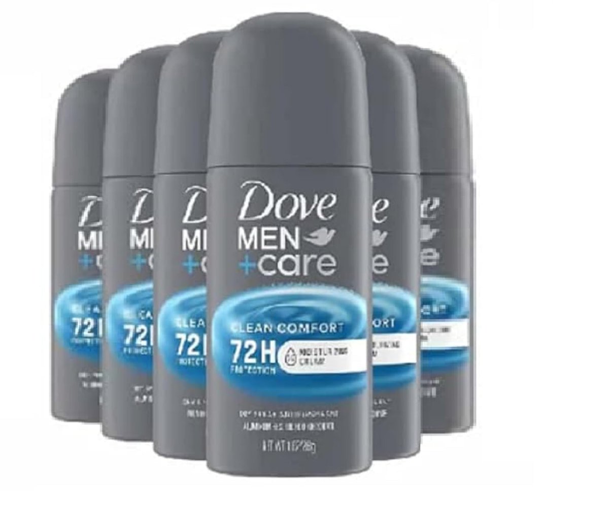 Dove Men+Care Antiperspirant Deodorant Dry Spray, Clean Comfort Scent, 72-Hour Sweat & Odor Protection, Travel Size 1 oz (Pack of 6) Avelisse