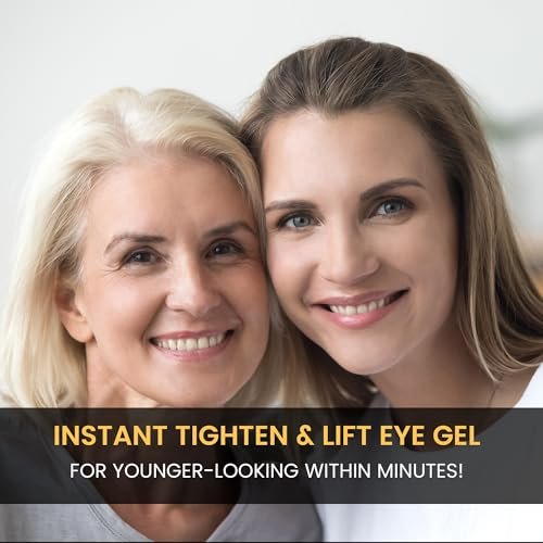 Foffreo Temporary Instant Under Eye Tightener - Reduces Bags, Dark Circles, Puffiness & Wrinkles - Advanced Firming Polysaccharide Formula 30 ml Avelisse