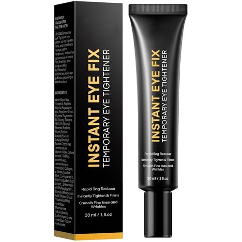 Foffreo Temporary Instant Under Eye Tightener - Reduces Bags, Dark Circles, Puffiness & Wrinkles - Advanced Firming Polysaccharide Formula 30 ml Avelisse