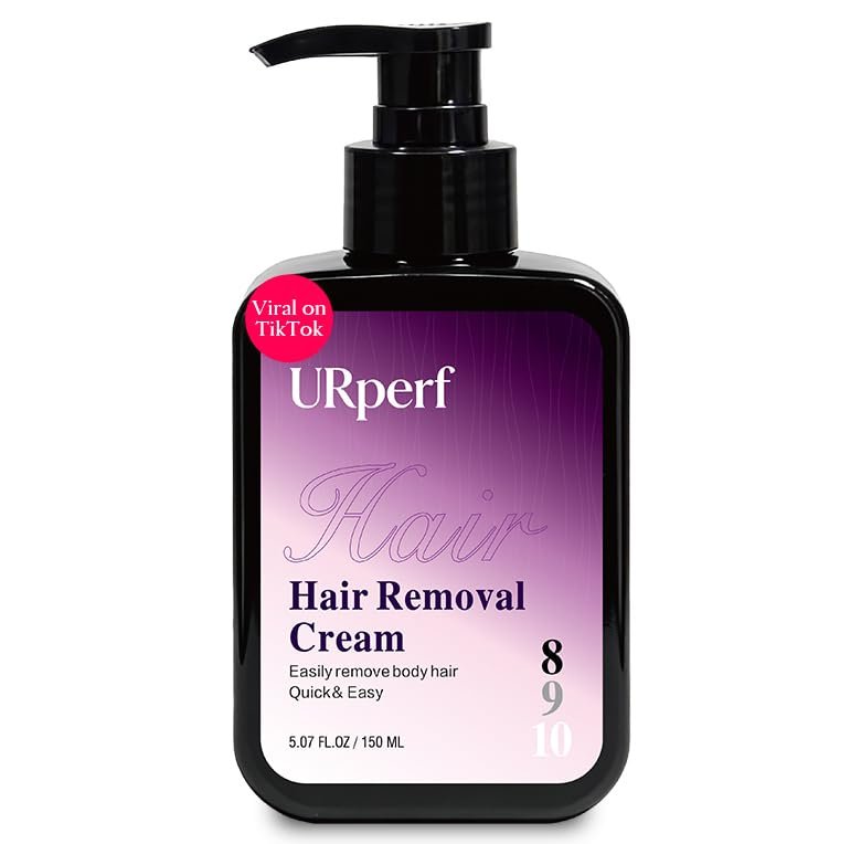 URperf Hair Removal Cream for Body, Legs, Arms, Underarms & Bikini Line, 5.07 Fl Oz / 150 mL Avelisse