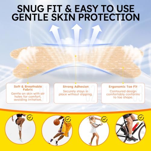 Ingrown Toenail Treatment Kit - Breathable Curved Toenail Corrector Strips with File and Lifter, 60 Pcs for Pain Relief - görsel 4